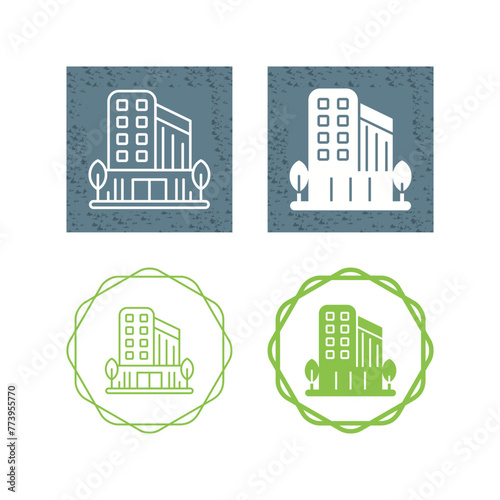 Office Building Vector Icon
