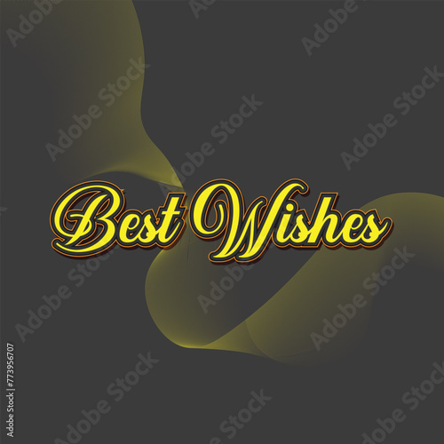 Best Wishes, Text effect (ID: 773956707)