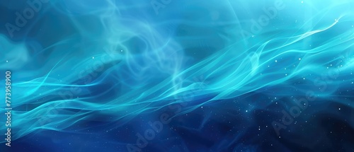 abstract blue background with some smooth lines in it and a gradient