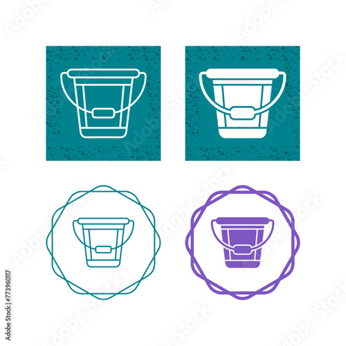 Bucket Vector Icon