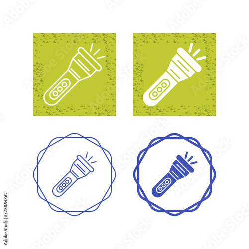 Flashlight Vector Icon