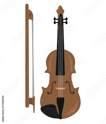 Musical instruments vector. Music instrument hand drawing vector illustration	