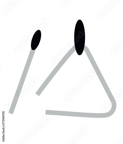 Musical instruments vector. Music instrument hand drawing vector illustration	