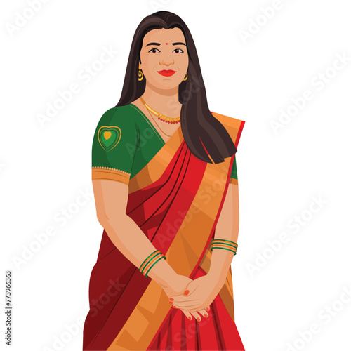 Indian Girl in traditional dress