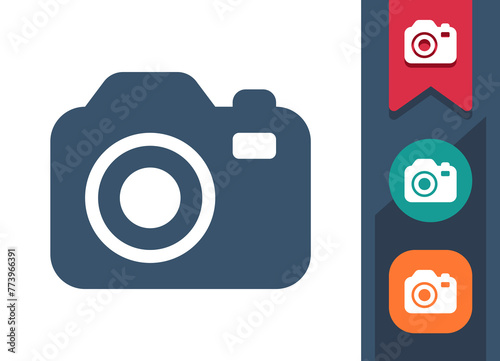 Camera Icon. Digital Camera, Photo, Photography, DSLR Camera