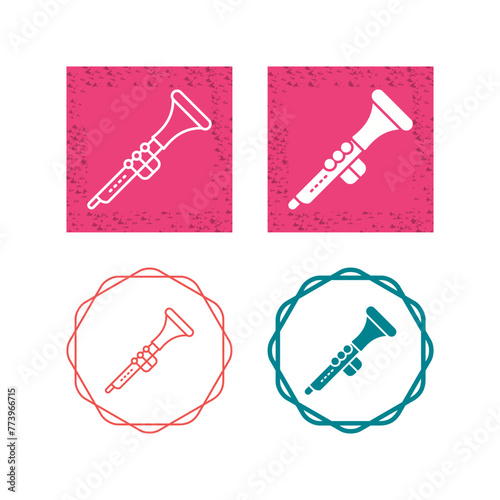 Clarinet Vector Icon