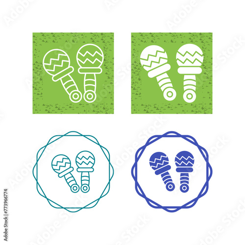 Maracas Vector Icon