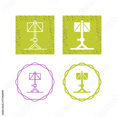 Music Stand Vector Icon