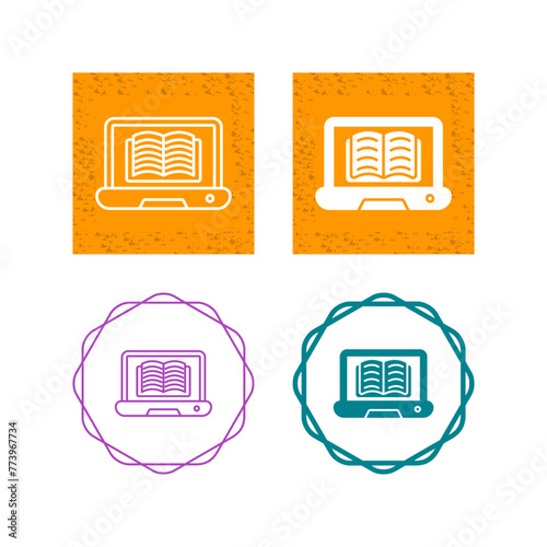Online Library Vector Icon