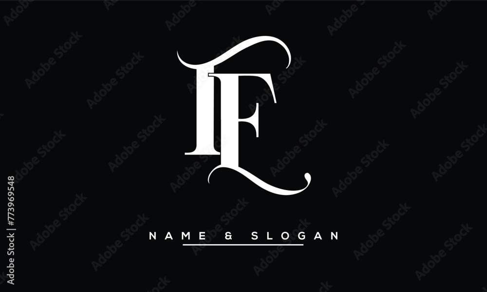 TE, ET, T, E Abstract Letters Logo Monogram TE, ET, T, E Abstract Letters Logo Monogram