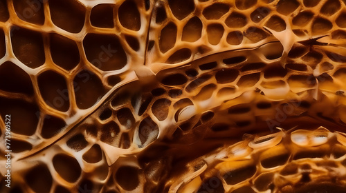 The skin of a seahorse is truly fascinating, adorned with intricate textures that mimic a delicate mosaic.