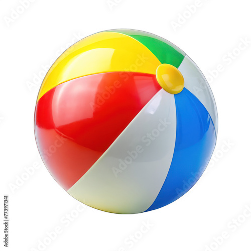 beach ball isolated on transparent background. png