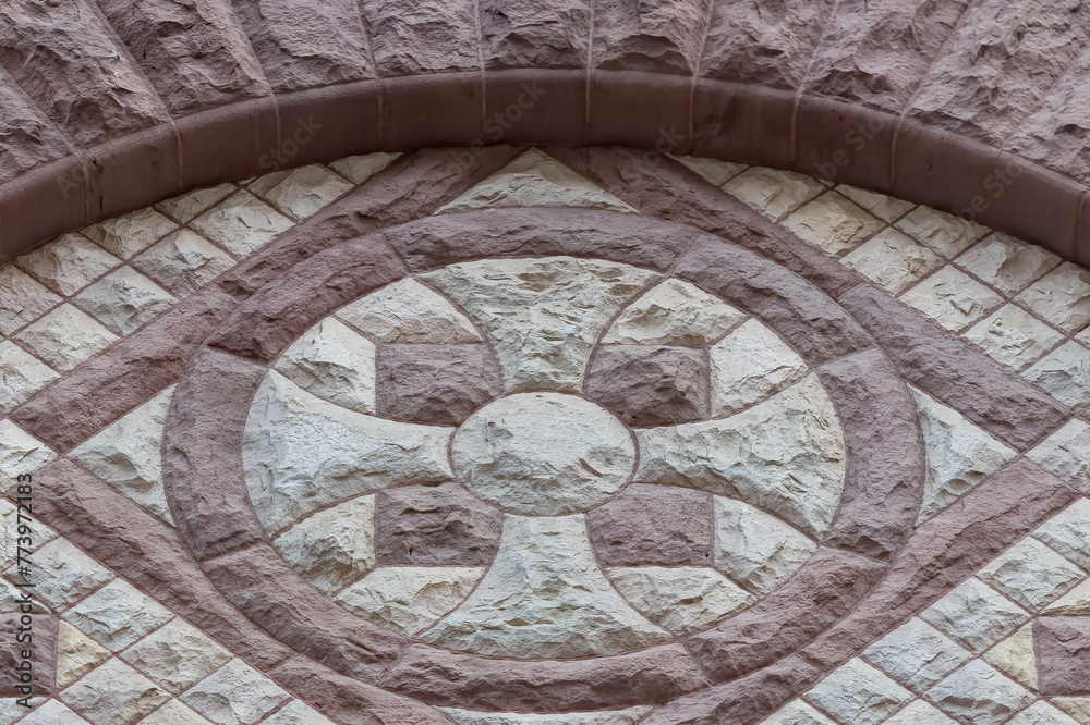 Fototapeta premium Romanesque Revival Architectural Feature of the Old City Hall Building, Toronto, Canada