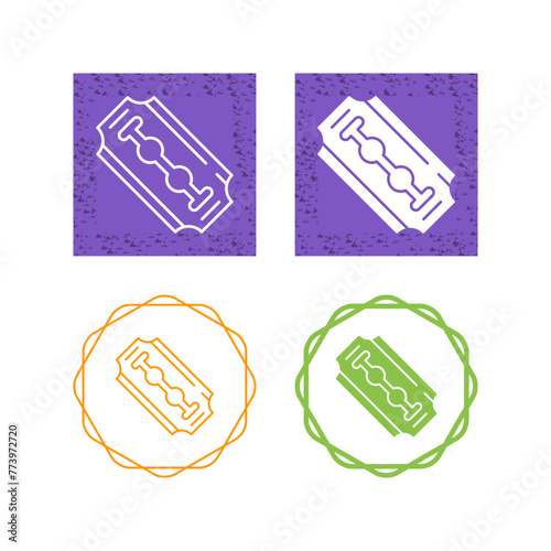 Razor Blade Vector Icon