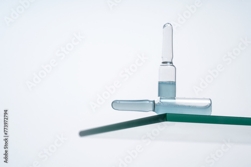 Cosmetic ampoules for skincare and anti-aging treatment