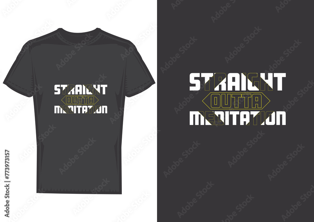 Fototapeta premium Typography t shirt design with new idea