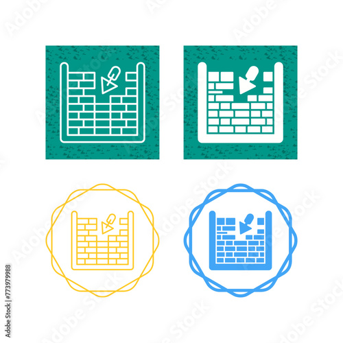 Masonry Vector Icon