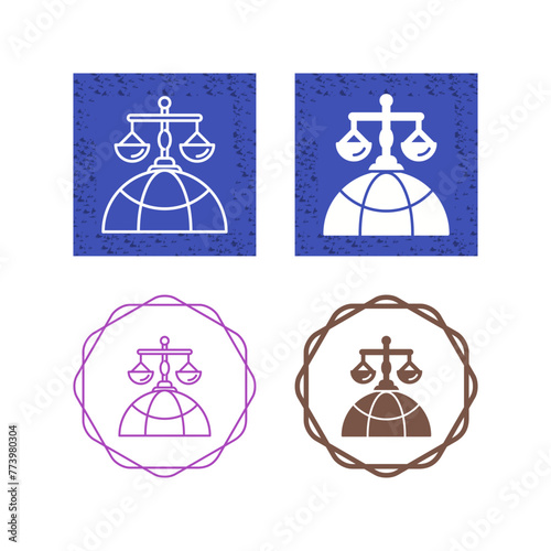 International Law Vector Icon