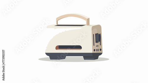 Isolated toaster machine design flat vector isolated o