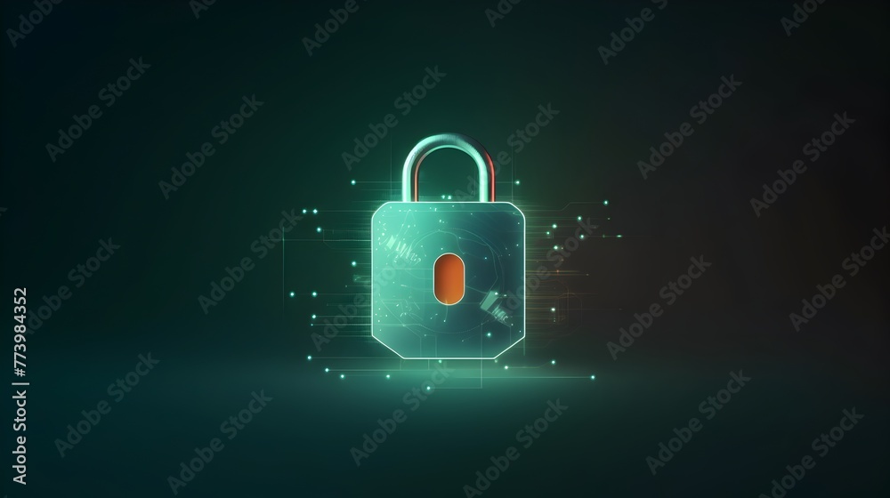 Futuristic Cyber Security Digital Data Network Protection and Global G High Speed Internet Connection with Big Data Analysis in Sci Fi Robotic Matrix