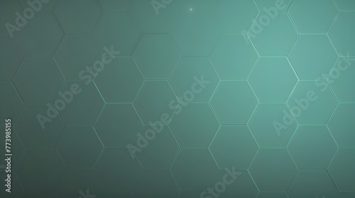 Futuristic Medical Technology Abstract Geometric Hexagonal Pattern with Digital Network Connections and Sci Fi Elements