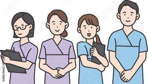 International Nurses Day Nures illustration © 정의 장