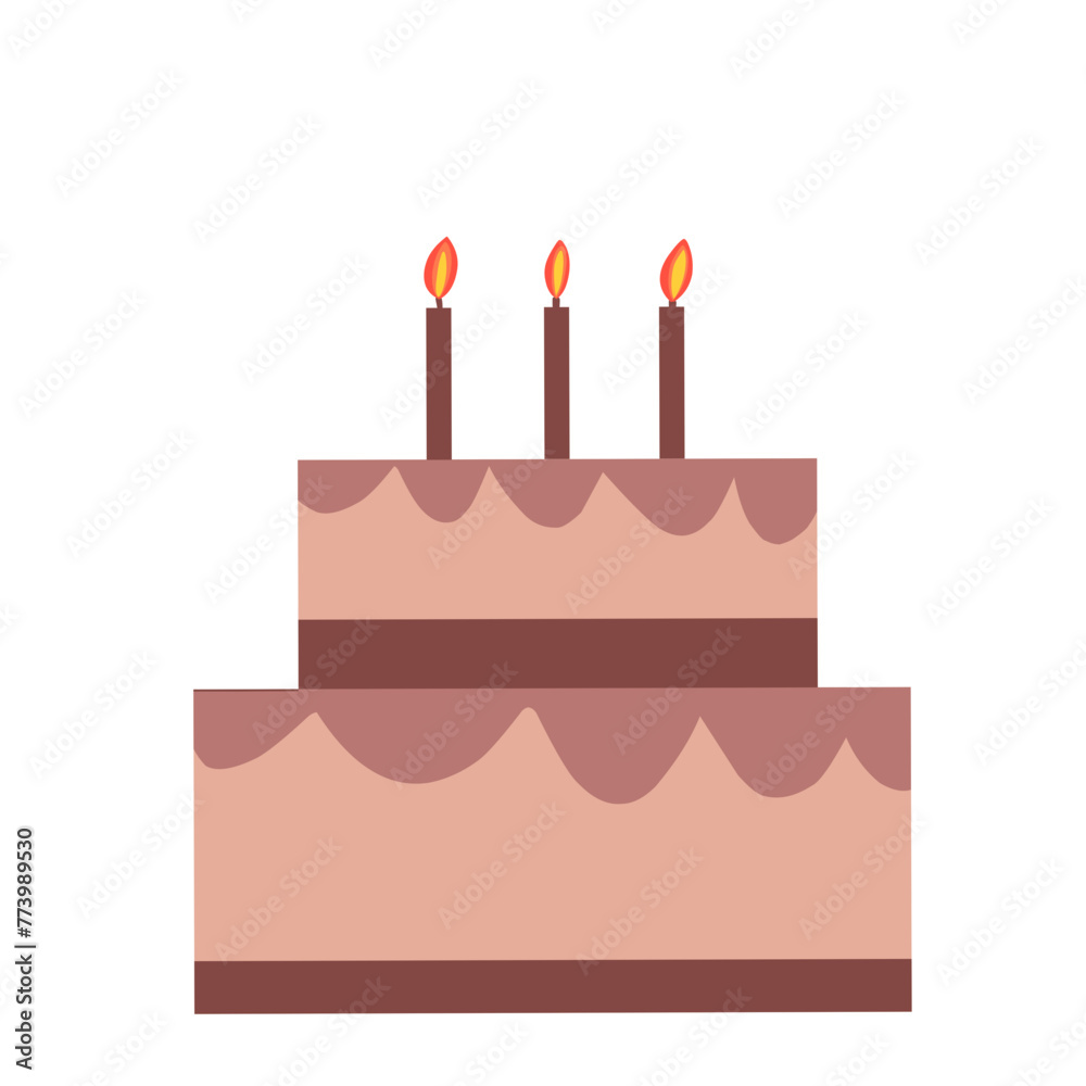 Birthday cake vector collection