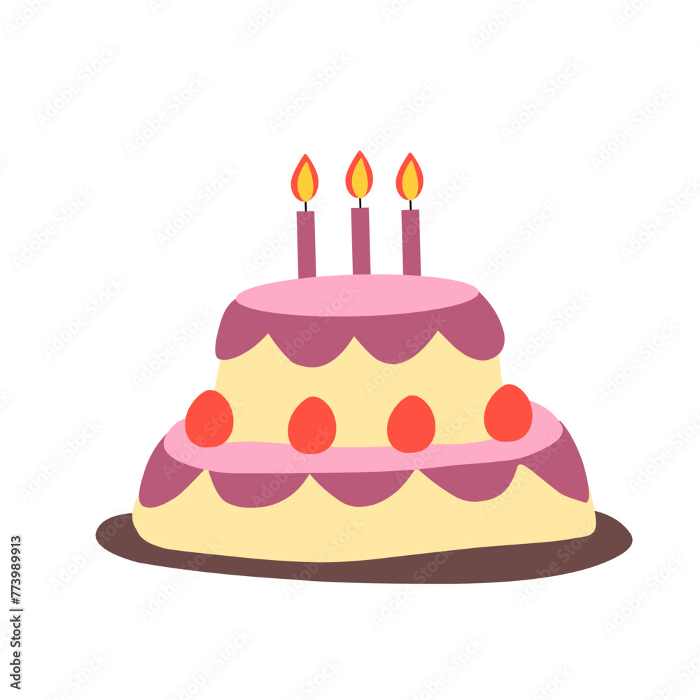 Birthday cake vector collection Birthday cake vector collection