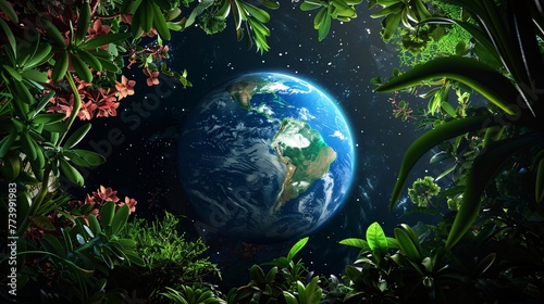 World environment and earth day concept with globe