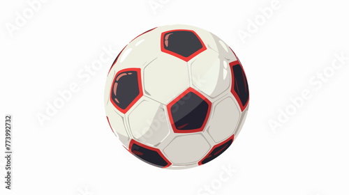 Soccer ball icon. flat vector isolated on white background