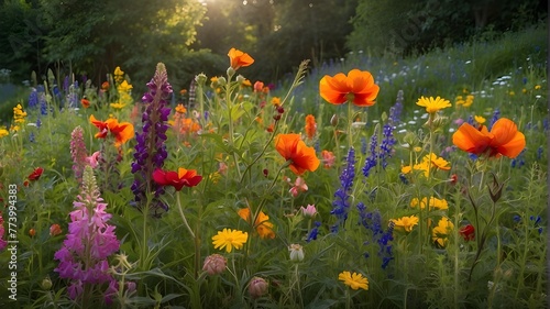 A gorgeous wildflower garden  © Hassan