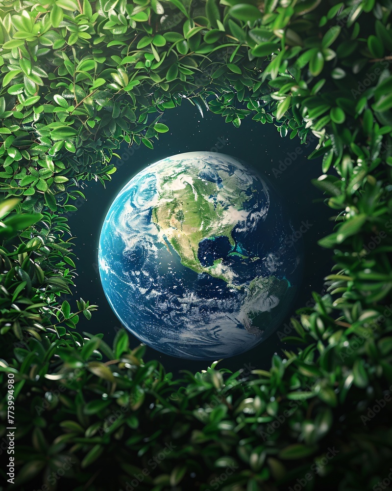 World environment and earth day concept with globe World environment and earth day concept with globe