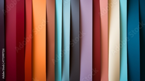 Group of Different Colored Sheets of Paper