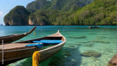 Pintoresco Paisaje.Montes y Oceano.Travels and adventures around the globe.The Tailandia Islands.Phuket. © Hassan