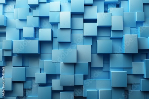 3D Blue Gradient Background