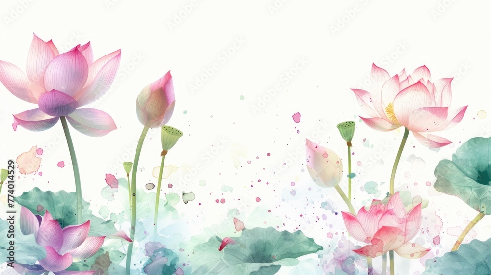 Songkran Festival banner capturing a watercolor moment of traditional Thai dance, elegance in every stroke with text Songkran Festival Songkran Festival banner capturing a watercolor moment of traditional Thai dance, elegance in every stroke with text Songkran Festival