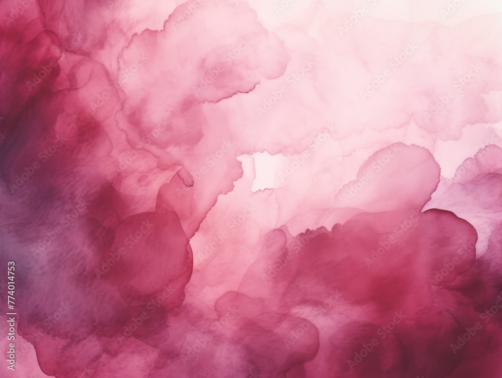 Maroon watercolor abstract background