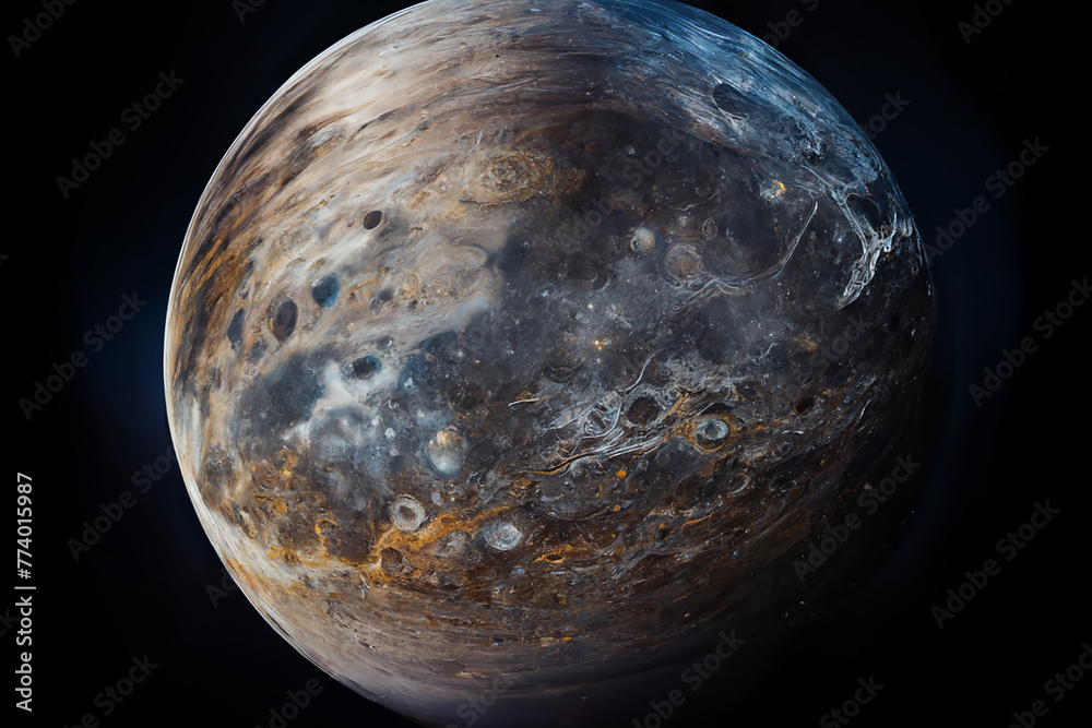 Satellite Europa, one of the satellites of Jupiter in the solar system. Satellite Europa, one of the satellites of Jupiter in the solar system.