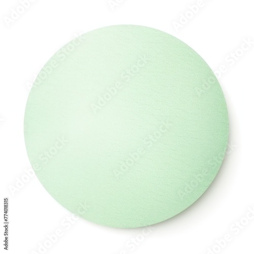 Mint Green thin barely noticeable circle background pattern isolated on white background gritty halftone 