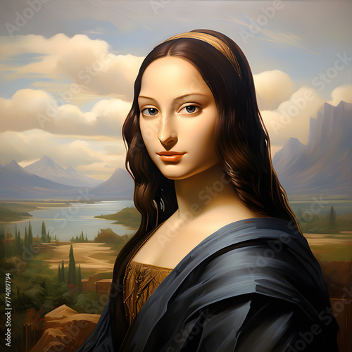 Mona Lisa, ai-generatet