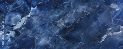 Navy marble texture background