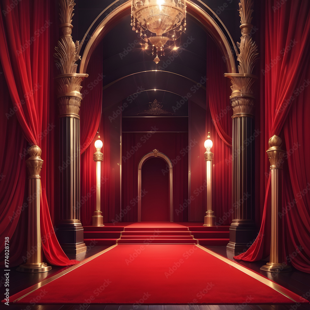 red carpet, ai-generatet