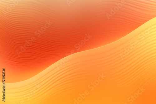 Orange gradient wave pattern background with noise texture and soft surface gritty halftone art