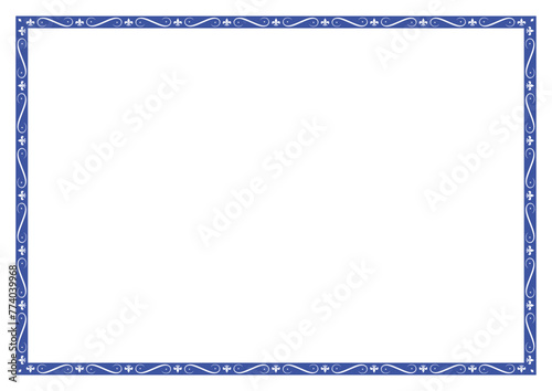Vector frame for your text, photos or invitations, Frame blank. Elegant frame for certificate, diploma, voucher. vector frame for invitation, congratulation