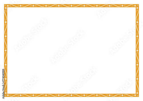 Vector frame for your text, photos or invitations, Frame blank. Elegant frame for certificate, diploma, voucher. vector frame for invitation, congratulation