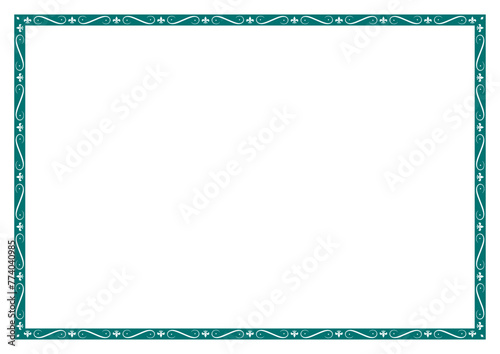 Vector frame for your text, photos or invitations, Frame blank. Elegant frame for certificate, diploma, voucher. vector frame for invitation, congratulation