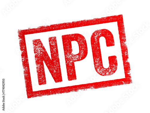 Canvastavla NPC - stands for Non-Player Character, sometimes used metaphorically to describe