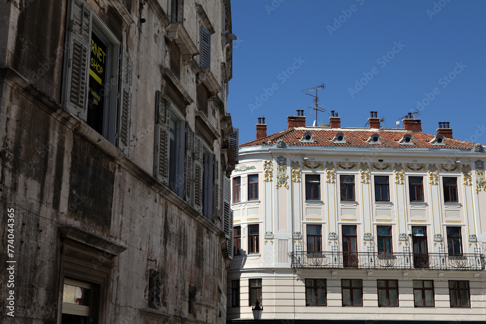 Fototapeta premium Old city - Diocletian's Palace - Split - Croatia
