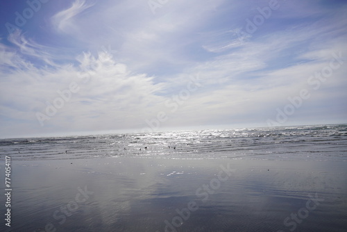 clouds over the sea