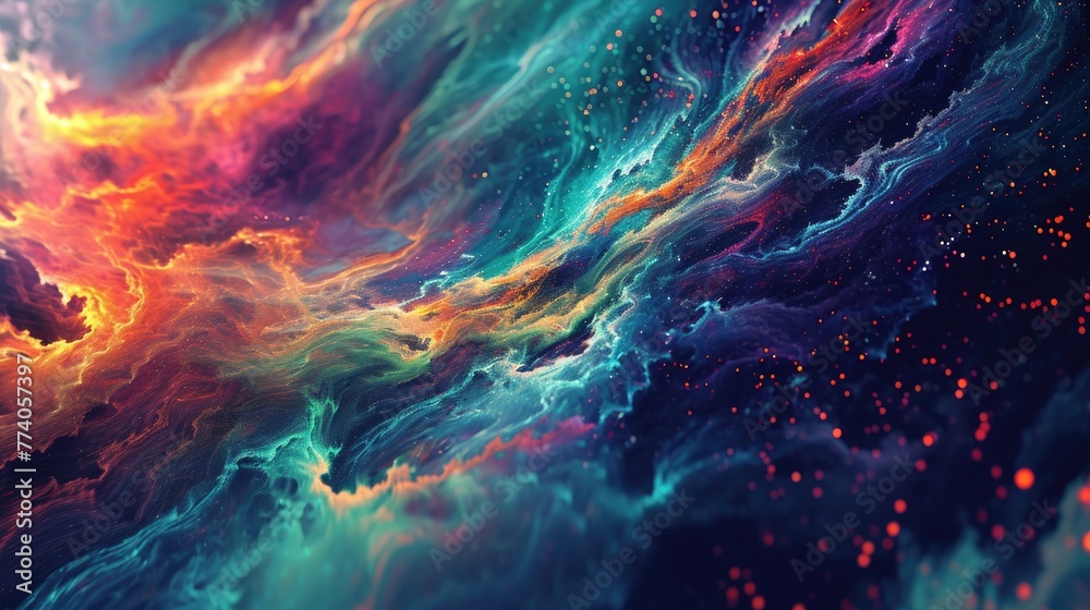 Abstract patterns background resembling cosmic phenomena, Background with abstract patterns resembling cosmic wonders.